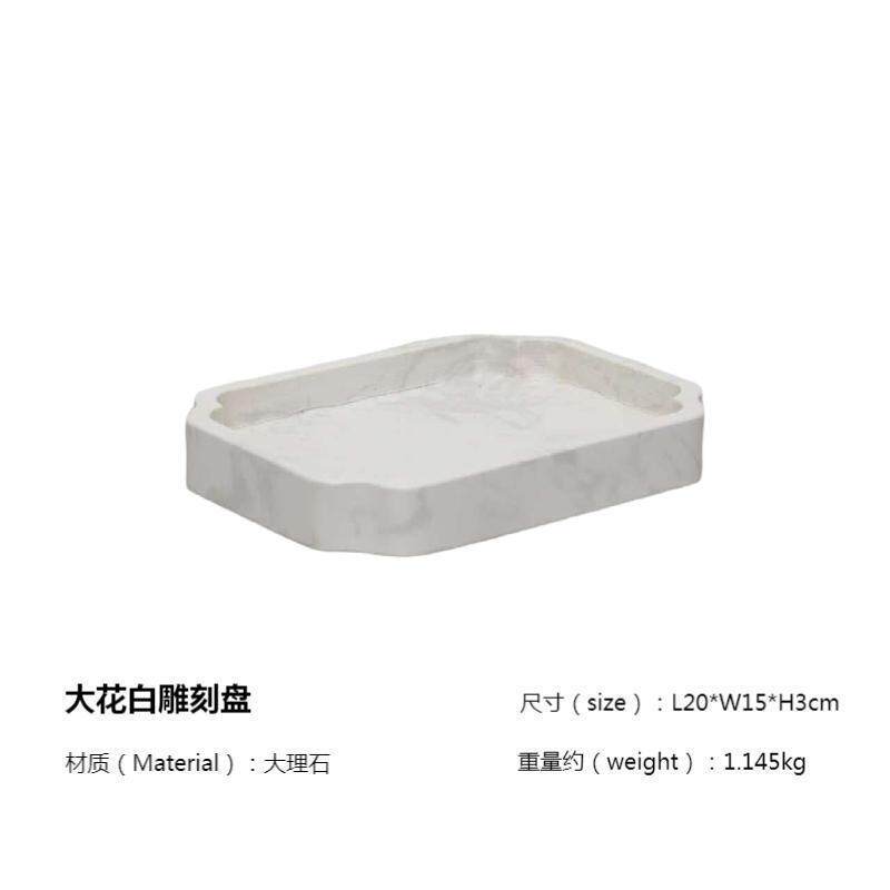 北欧简约大理石洞石苔藓绿植装饰花盆摆件客厅民宿酒店样板间售楼