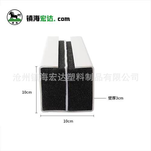 大棚水培种植管蔬菜水培管道式平底带盖儿白色PVC水培方管