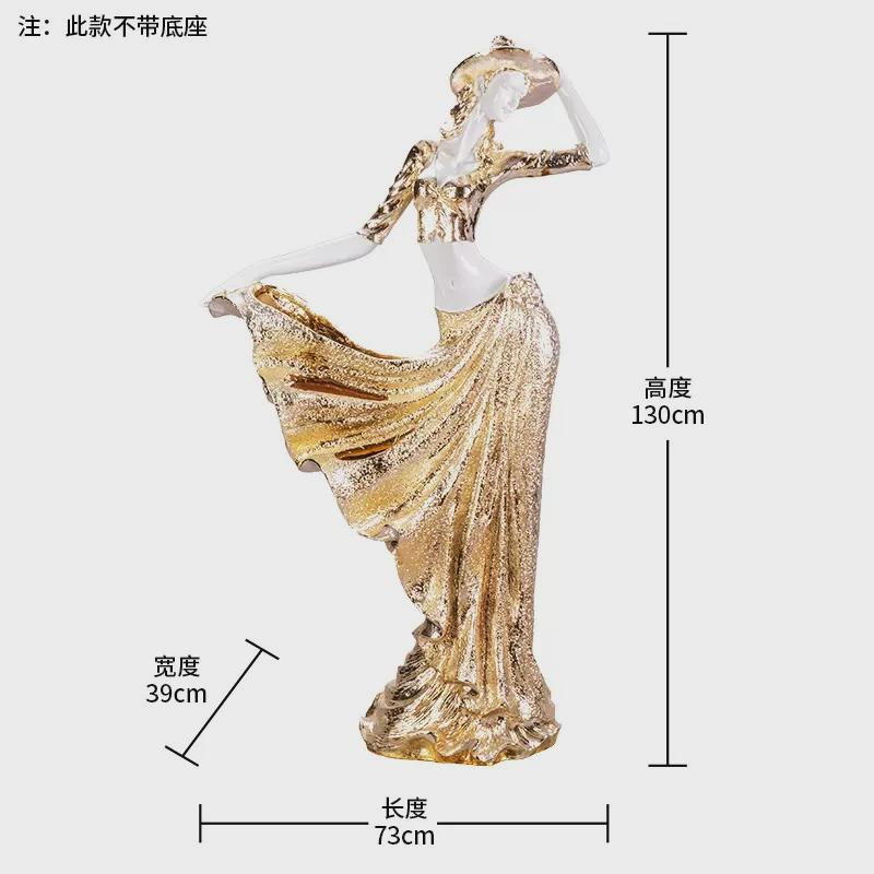 欧式大型落地人物雕塑家居饰品装饰别墅酒店大厅树脂工艺摆设