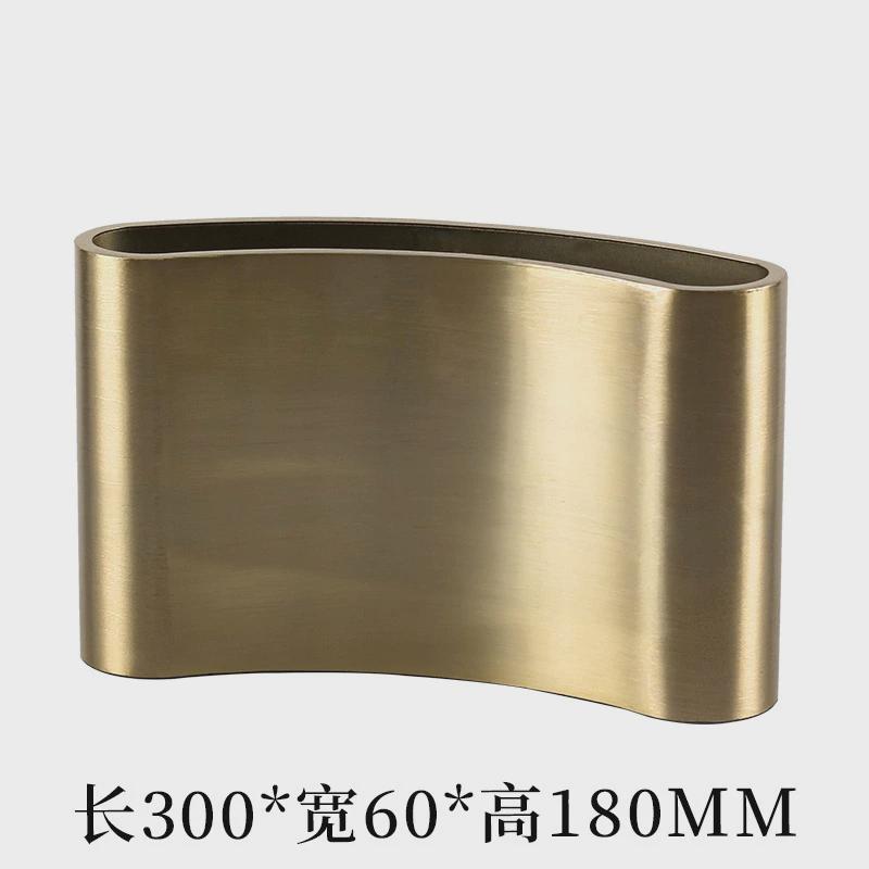 金属复古做旧工业风轻奢美式花瓶民宿客栈花店装饰艺术插花摆件