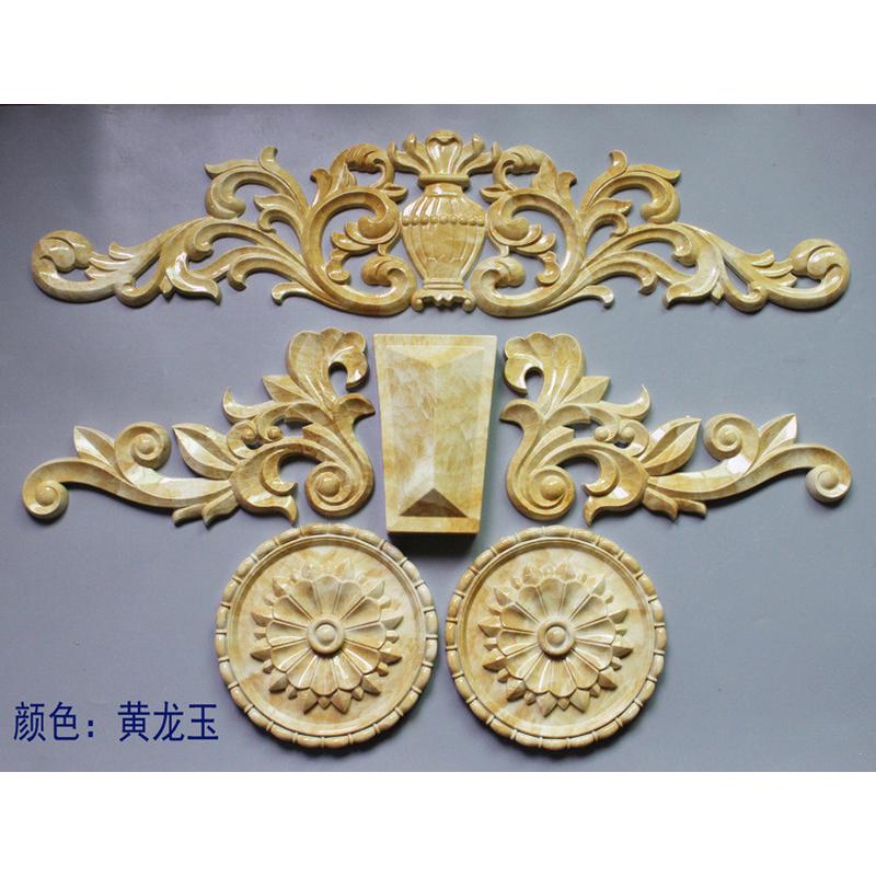 欧式石塑背景电视墙装饰花线条装饰角花镂空墙面装饰对花