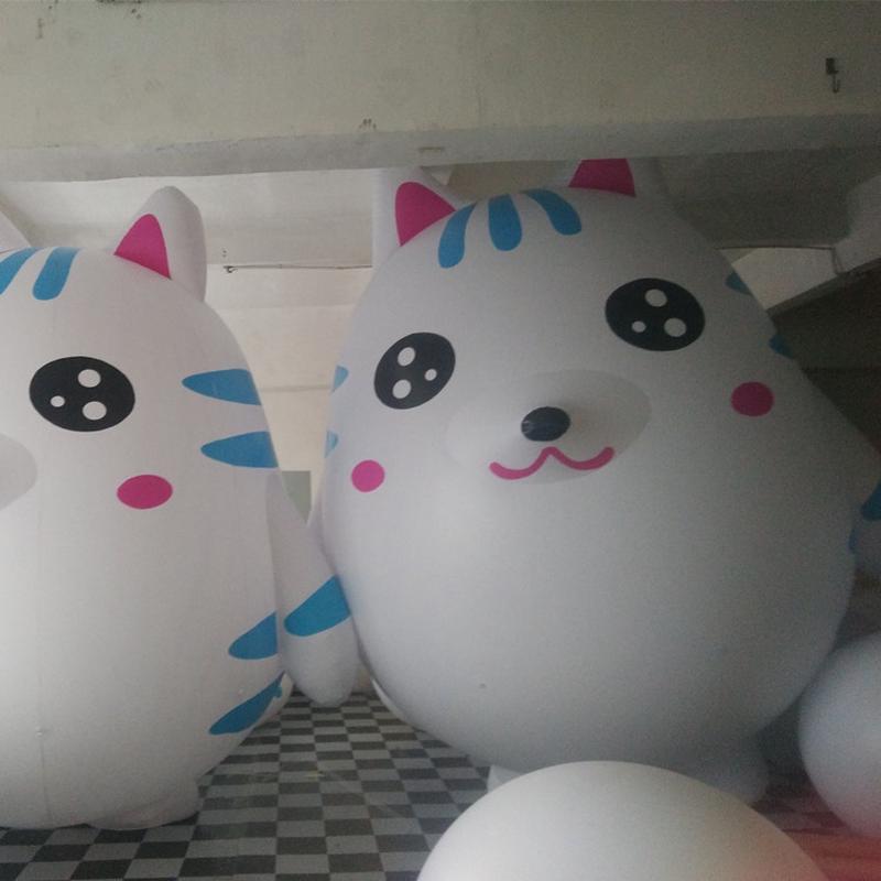 趣味户外运动会拓展训练游戏道具广告气模闭气气模制作卡通气模