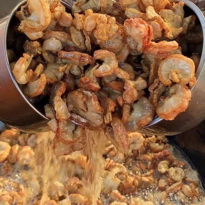 猪油渣温州美食特产东北油梭子鸡冠油渣猪肉渣花油渣现做包邮发出