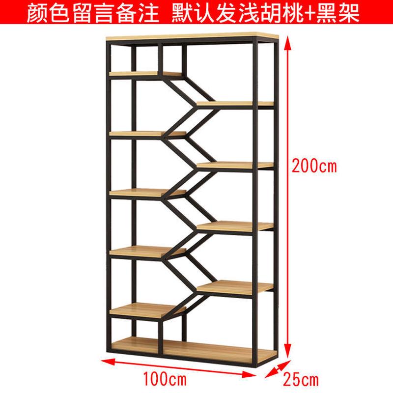 隔断置物架办公室客厅铁艺多层屏风展示书架陈列架储物落地置物架
