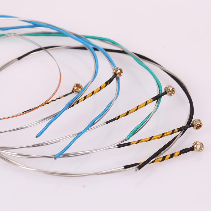 爱丽丝大师级a747根尼龙复丝芯镀银g弦镀金珠头一套5小提琴弦琴弦