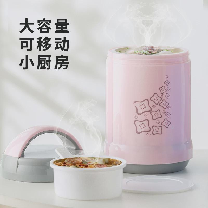 佳燕真空玻璃内胆保温桶多层保温饭盒学生提锅便当盒儿童饭桶餐盒