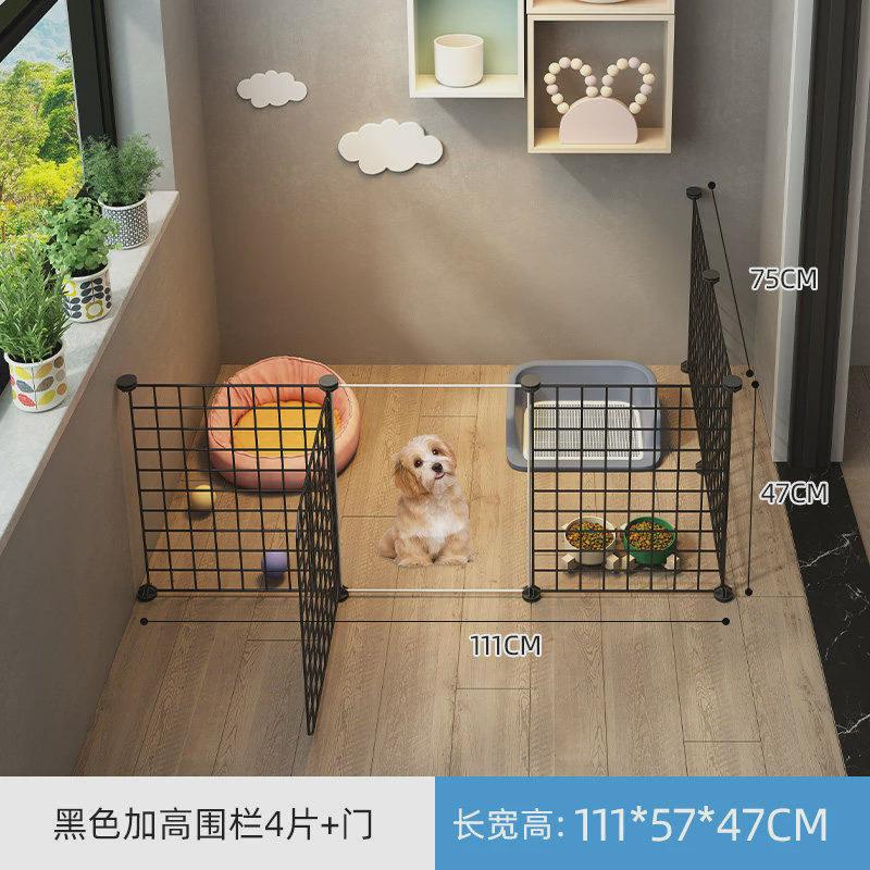 狗栅栏新品宠物狗围栏家用小型犬泰迪室内隔离门栏挡围栏狗笼子