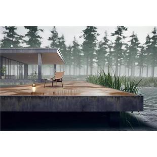 Villa unity Lakeside ArchViz 高清湖景别墅家具HDRP场景1.0