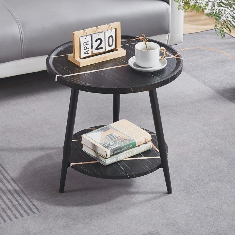 可移动小茶几小推车北欧风客厅沙发边几迷你桌子带轮置物架