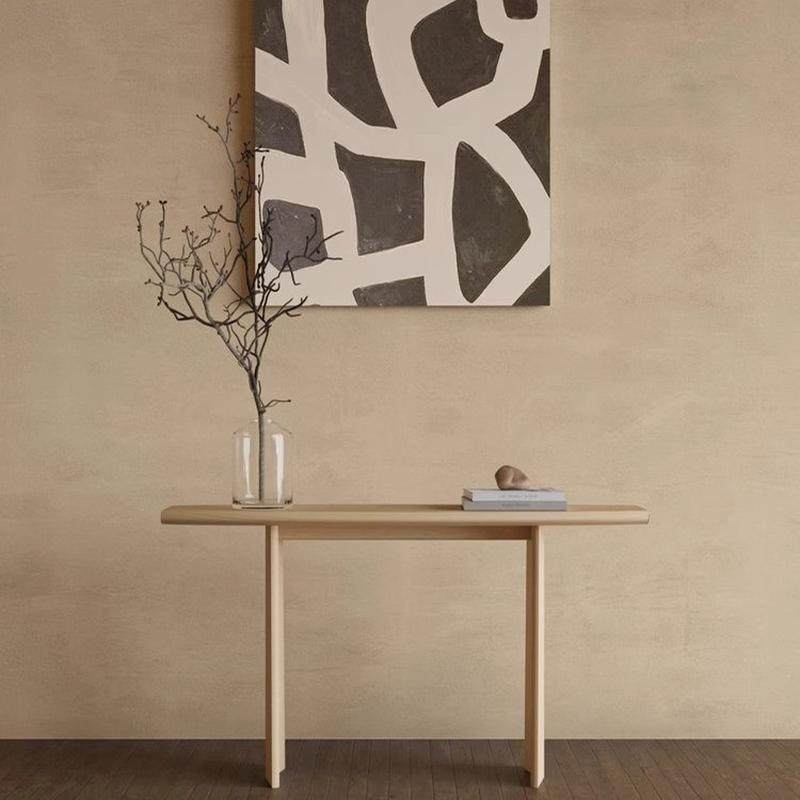 侘寂风全实木玄关桌新中式禅意客厅家用靠墙柜简约入户白蜡木条案,家居饰品,现代装饰画,淘宝优惠券,粉丝福利购,淘宝优惠卷