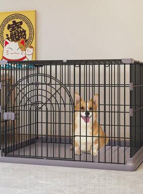 狗笼子小型犬猫笼子宠物笼子泰迪带厕所家用室内中型犬猫狗别墅
