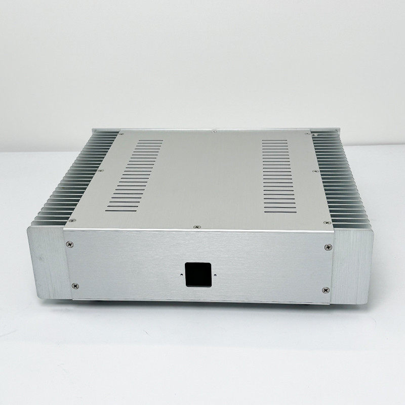 365铝型材纯后级大功率散热器机箱 全铝功放外壳 胆机箱 电源铝壳