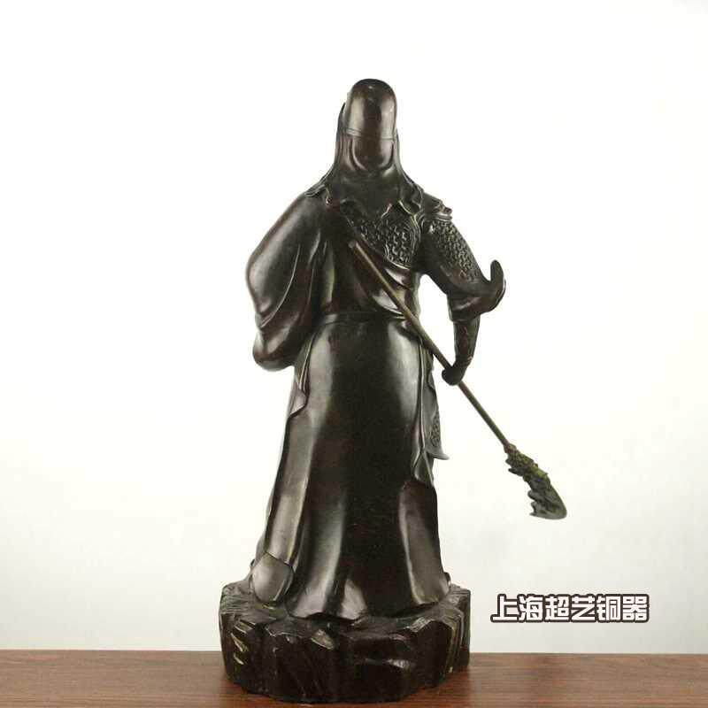 铜武财神关公像大号关二爷武圣摆件办公室工艺品摆件