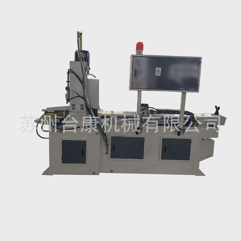 355伺服全自动带拉尾切管机送料铁管圆管不锈钢管材切割机高精度