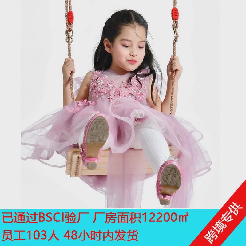 厂家生产红房子木质成人儿童秋千四板秋千室内户外游乐来样加工