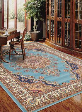 9wor美式欧式波斯家用地毯茶室客厅复古波西米亚沙发茶几卧室