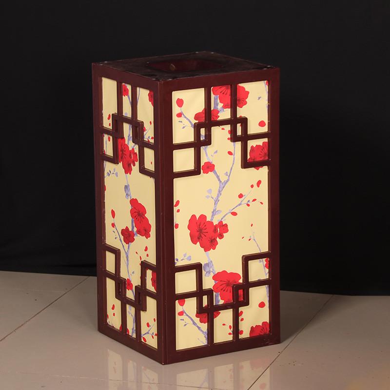 中式婚礼路引灯结梅花发光立柱摆件布置花柱新款木棉婚庆道具路引