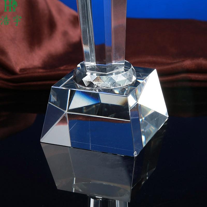 校园歌唱比赛奖杯演讲比赛纪念品摆件可定创意水晶话筒奖杯