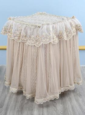 jw蕾丝保险柜套罩家用布套防尘保险箱白色红色盖布韩式紫色定做