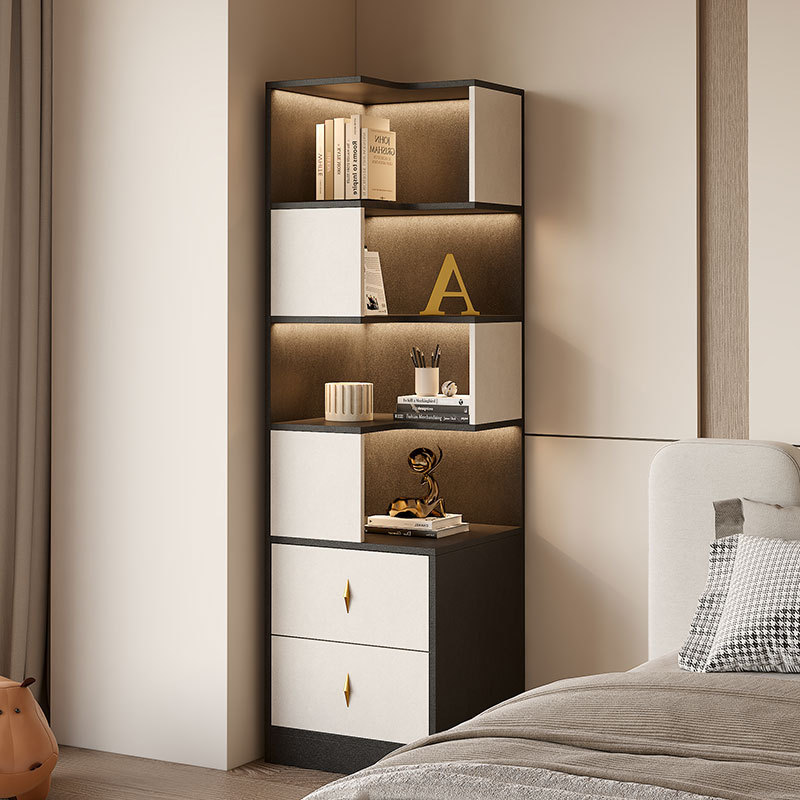 热销抽屉轻奢墙角三角直角转弯转角柜置物架拐角客厅卧室储物靠墙