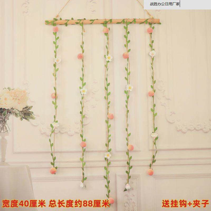 照片墙装饰创意网红麻绳相片墙夹子客厅墙面壁饰房间手工挂件布置