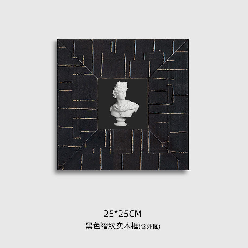 希腊雕塑黑白感组合客厅玄关装饰画法式古典挂画餐厅卧室书房壁画