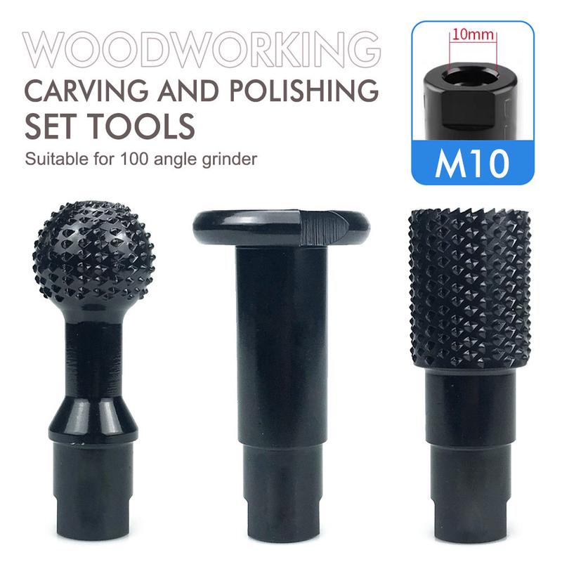 木工打磨开孔开槽三件套角磨机磨头五金配件木工工具木板开孔器