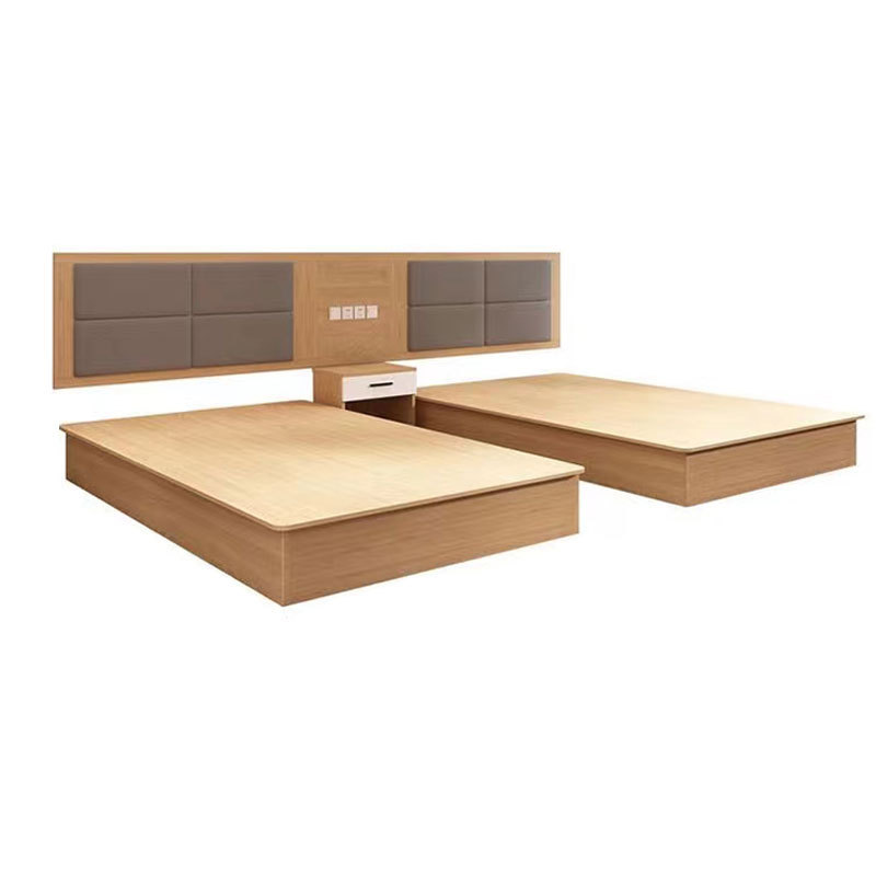 酒店家具标间床公寓客房家具 酒店式全套 标准间双人床宾馆专用床