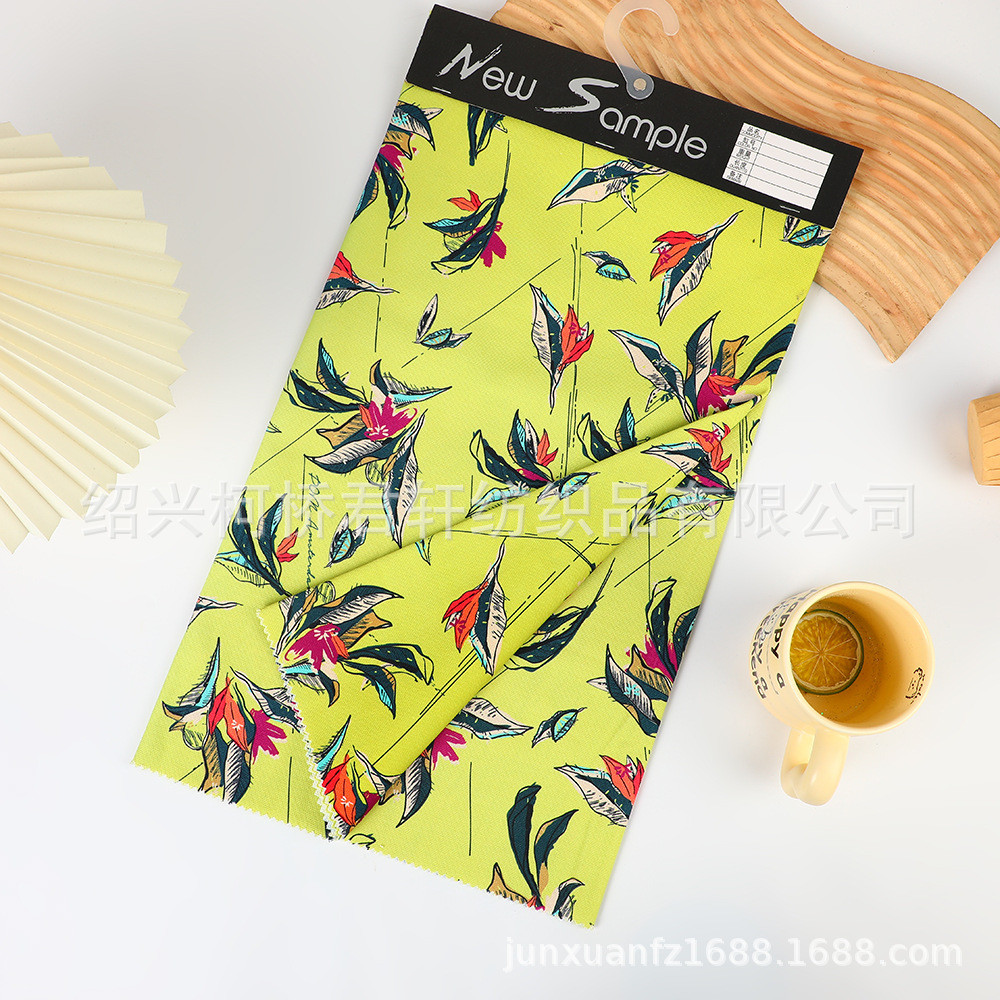 厂家数码印花帆布全棉简约活性印花箱包布料时尚服饰桌布窗帘布匹