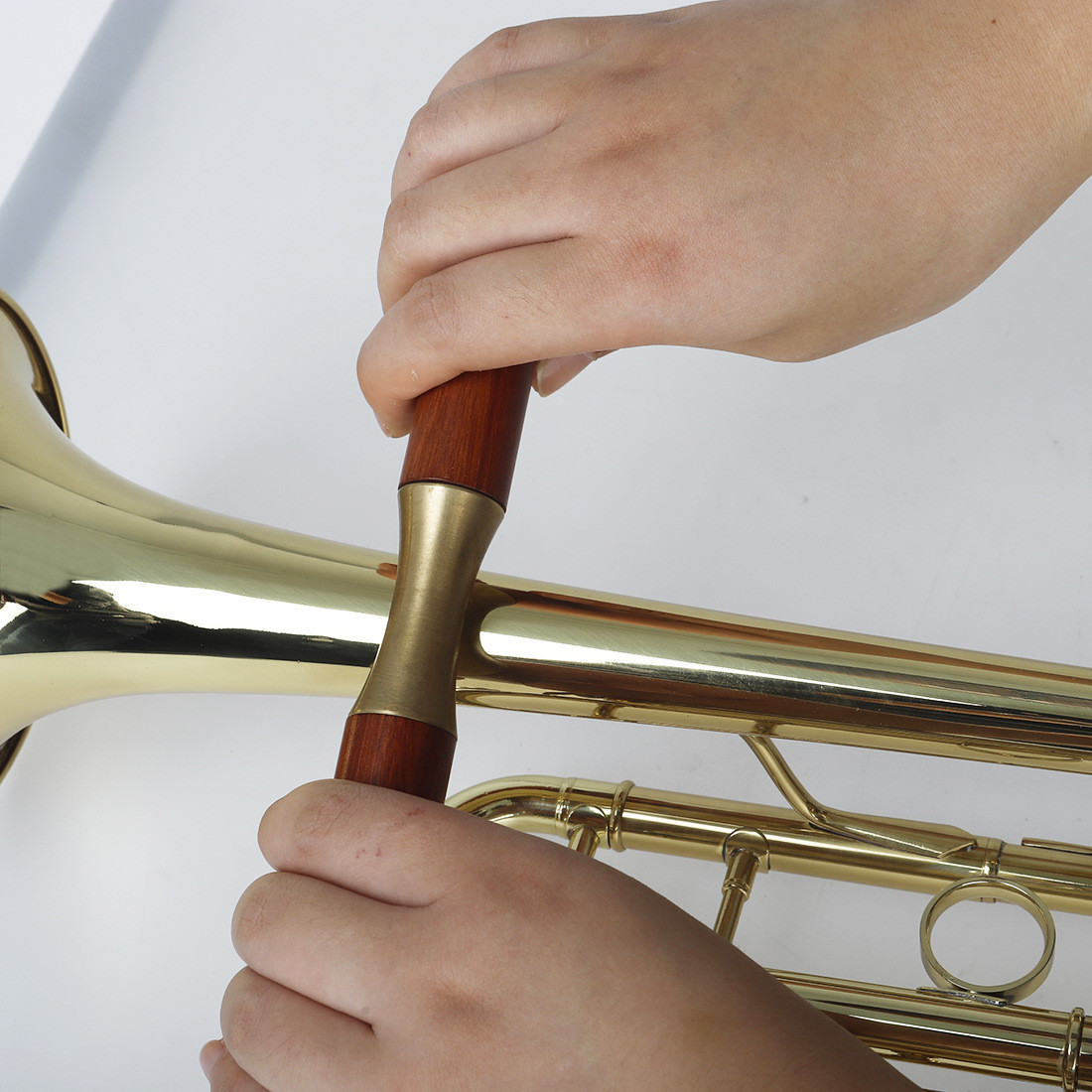 热销批发双手木柄压轮管乐钣萨克斯维修工具金小号长号通用维修工