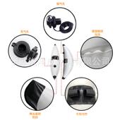 新款 浮筒皮划艇充气浮筒平台舟浮桶单色浮力大钓鱼艇畅销