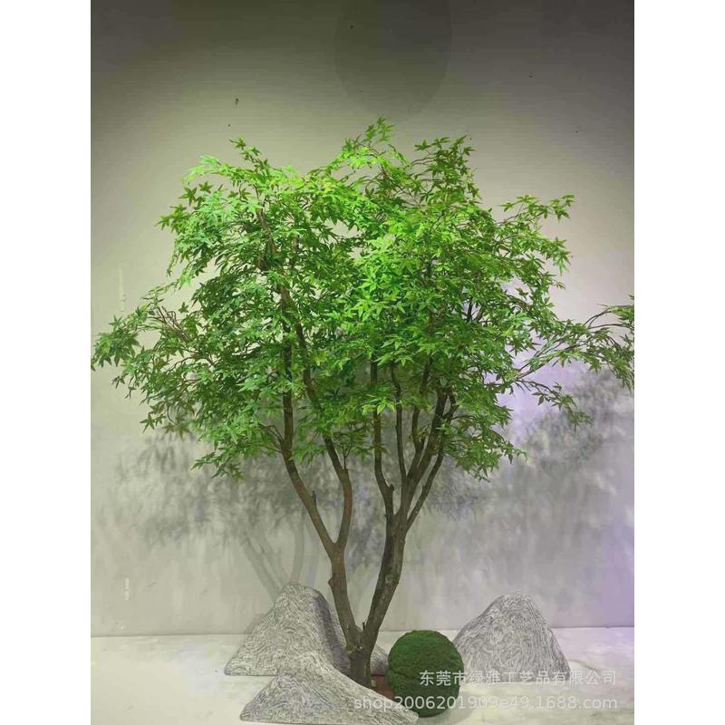 厂家直销各种尺寸真树杆榕树装饰树橱窗造景树家居展厅软装枫树