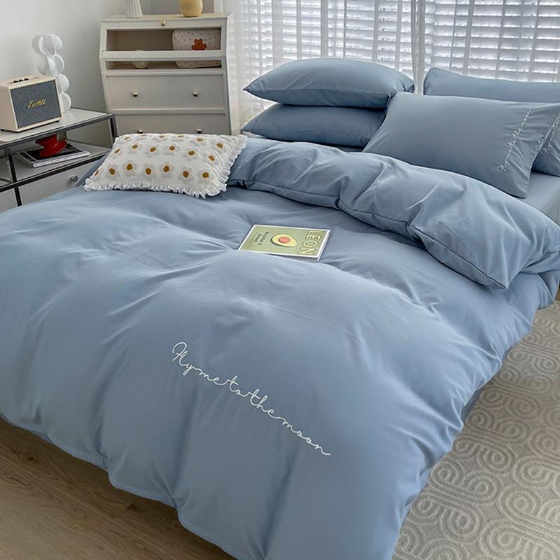 a5l水洗棉被套单件150x200学生宿舍单人1.5米被单被罩200x230双人