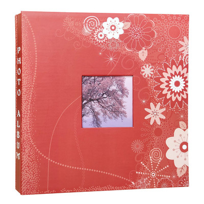 广美厂家复古文艺礼品影集photo照片收纳覆膜自粘式18寸相册本diy