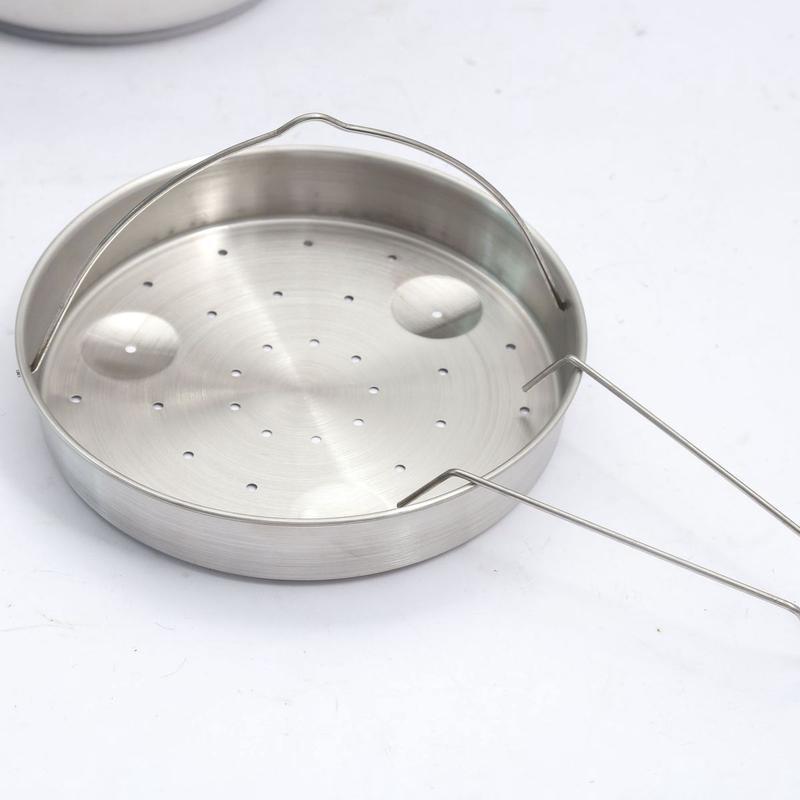 厨房蒸盘蒸片圆形家用蒸格蒸屉不锈钢蒸包子高脚蒸笼隔水蒸架