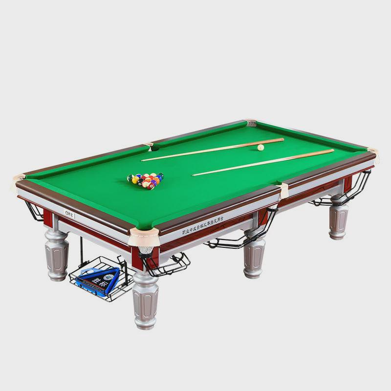 台球桌钢库商用黑球厅赛事家用室内中式成人八台球案中八标准台