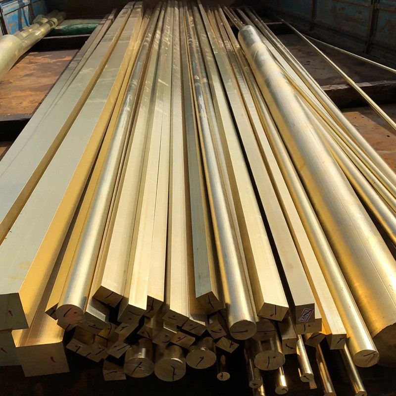 厂家直供h59/h62实心黄铜方棒青排板黄铜型材扁方黄铜块黄铜铜块