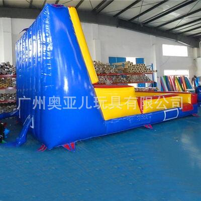 趣味厂家网红魔术贴粘粘乐墙充气跳床户外游戏亲子活动道具运动会
