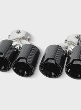 适用新3系g28G20320325330改装四出碳纤维不锈钢黑排气管mp尾喉