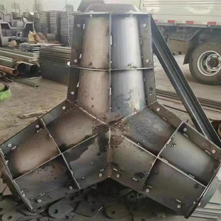 防浪石模具预制水泥四脚空心扭王海岸栅栏防浪钢模模板消波块块具