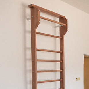 助木架室内引体向上水曲柳肋木架室内压腿架单双肩肋木质肋木架