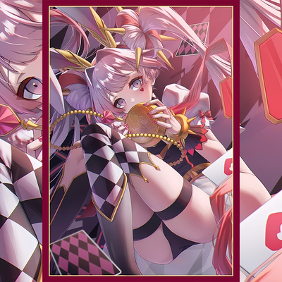 码丽丝白兔卡套游戏王专用官套尺寸卡牌保护套diy妹套  63*90mm