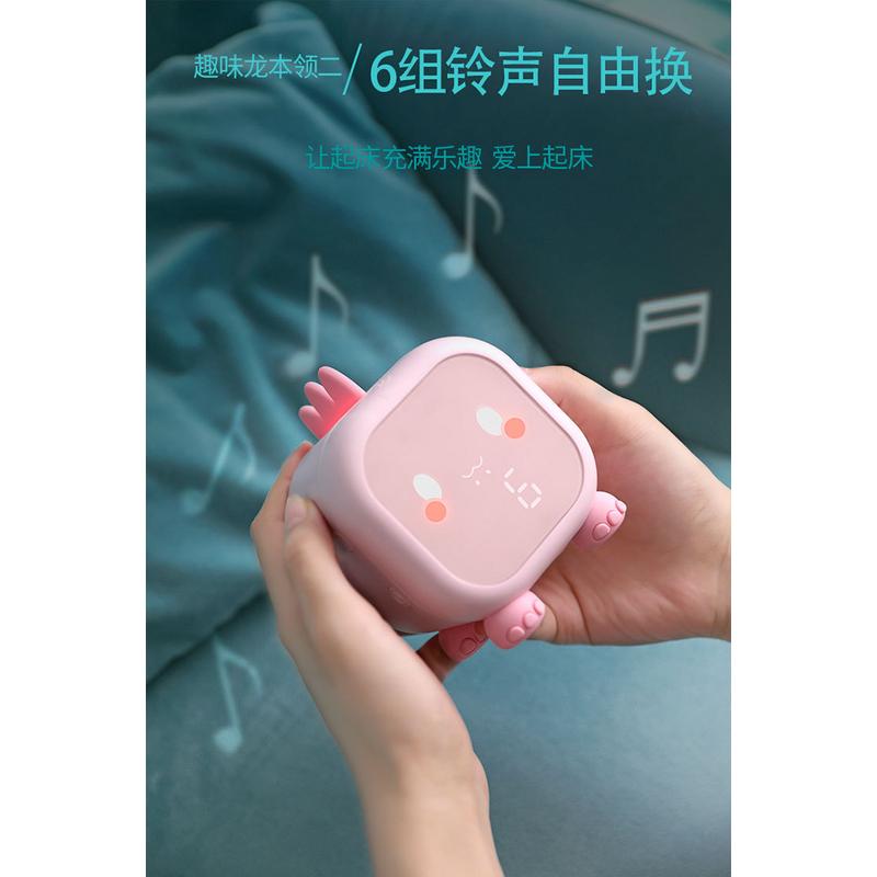 新款趣味恐龙闹钟儿童智能电子钟多功能创意学生专用报时小闹钟
