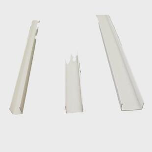 pvc塑料卡槽滴水线条外墙分隔条u型槽工艺槽分隔条门缝包边修边条