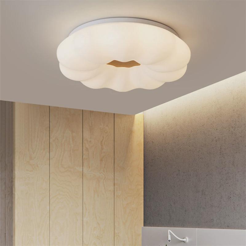 北欧简约现代客厅餐厅灯儿创意led南瓜书房童房间灯卧室灯具9832