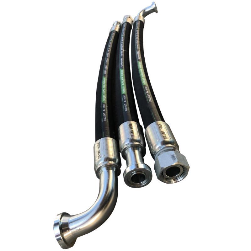 HAIMAFLEX4层钢丝缠绕刻字液压油管挖机油管质保一年