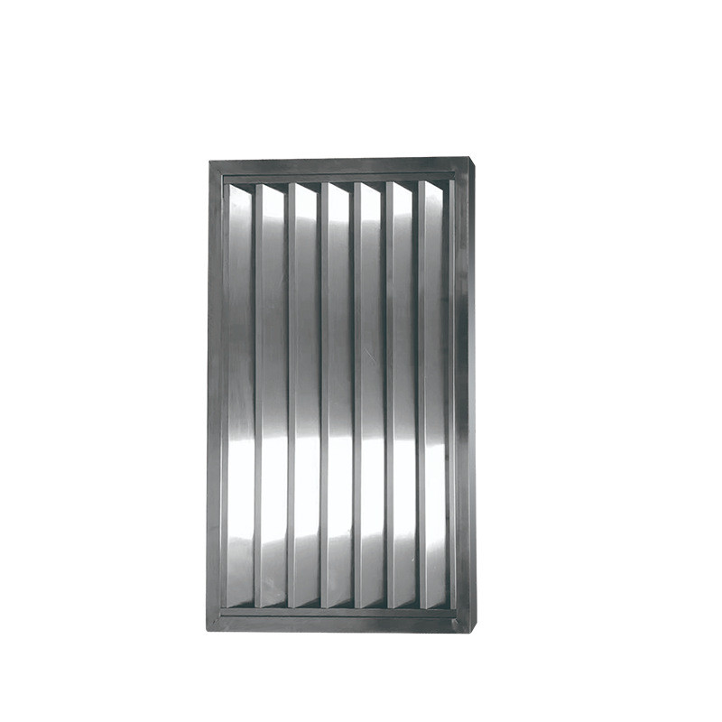 不锈钢方管百叶通风口百叶窗手动防雨百叶空调罩厂家外墙可调