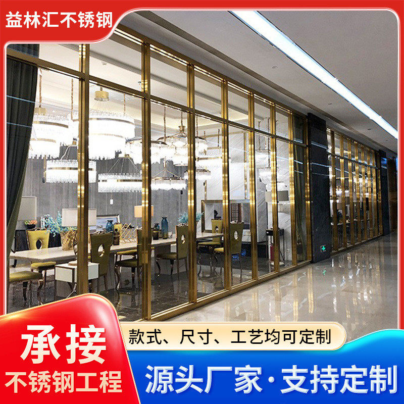 承接工程不锈钢电梯厂家酒店房间写字楼过道包边门套装饰线板门套