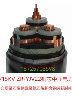 热销铜芯高压电力电缆yjv2210kv重庆现货厂家批发铠装阻燃电缆可