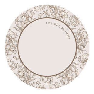 伊里斯花园轻法式耐餐厅桌垫防水防油防烫高级感耐磨免洗刮桌布